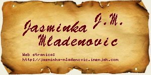 Jasminka Mladenović vizit kartica